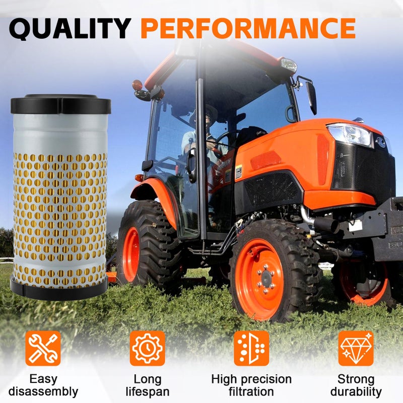 LOCOPOW 6C060-99410 Air Filter Part for Kubota B7800 B7500 B3030 ZG227 B2920 B2910 B3200 B7610 B7510 ZG222 B21 RTV500 B2630 B2410 B2100 B7300 B2710 B3000 B2400 Lawn Mower Tractor - Image 5